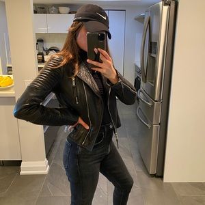 BCBG Leather Jacket